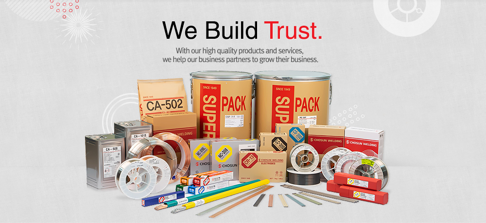 We Create Trust. With our high quality products and services you can trust, we help our business partners to grow their business.