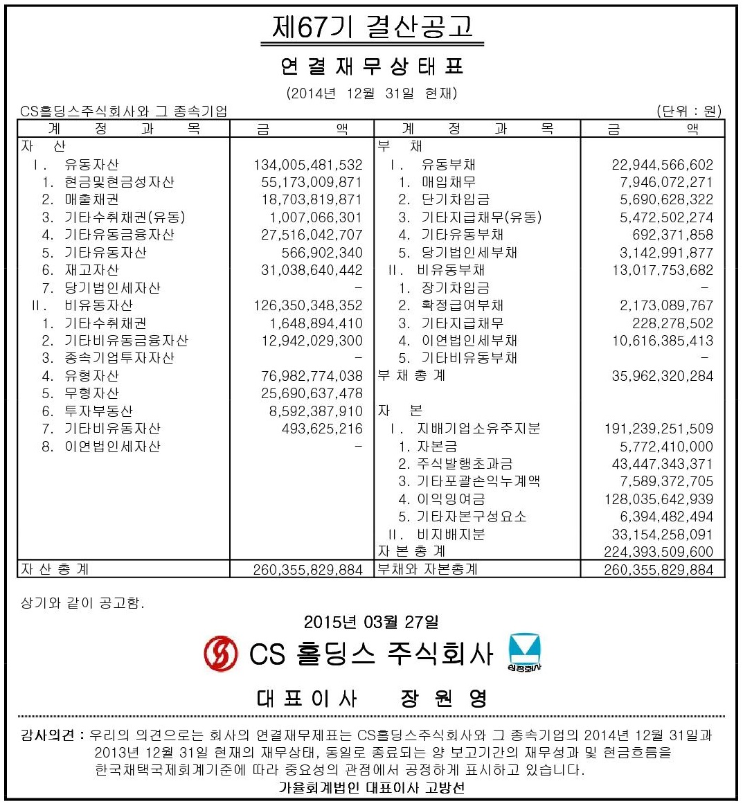 조선선재 회사소개 | IR | 전자공고 | | 상세